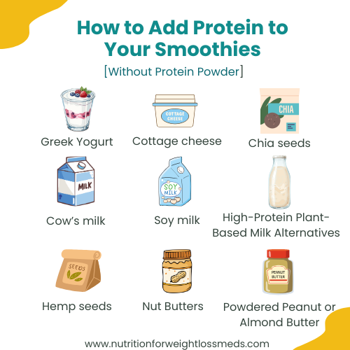 How to Add Protein to Your Smoothies [Without Protein Powder]