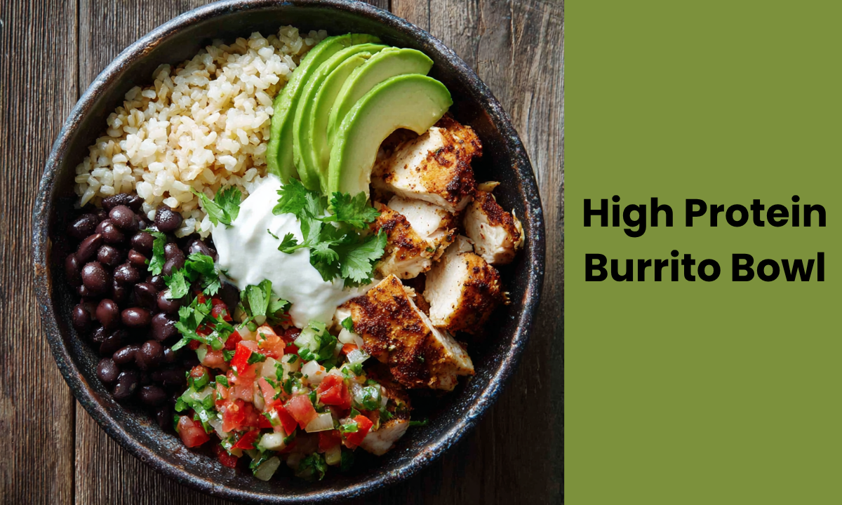 High protein burrito bowl