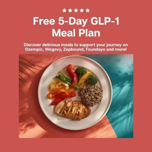 5 days of meals, recipes, and nutrition breakdowns made for GLP-1s. Download it free and stop guessing what to eat.